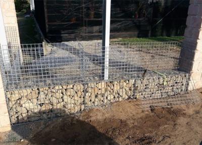 China Hot Dipped Gabion Gravity Retaining Walls Galvanized Gabion Wall Face for sale