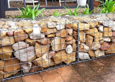 China Garden Decorative Caged Rock Fence 2.0 - 5.0 Mm Wire Diameter Welded Type for sale