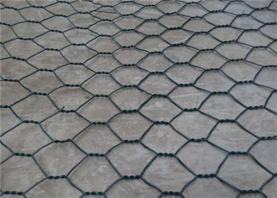 China Safety PVC Coated Hexagonal Wire Mesh , Galvanized Gabion Box Long Life Span for sale