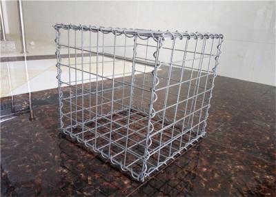 China Gabion Gravity Wire Cages Rock Retaining Walls Square / Rectangular Hole Shape for sale