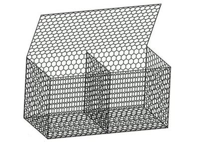 China Triple Twist Wire Gabion Baskets Corrosion Resistance Apply To Flood Protection for sale