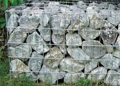 Cina Gabbioni galvanizzati pesanti del reticolato di saldatura, gabbie di pietra d'acciaio diametro di cavo da 3,0 - 6,0 millimetri in vendita