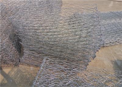 China Heavy Galfan Coated Woven Wire Mesh 100 * 120 Mm / 120 * 150 Mm Size for sale