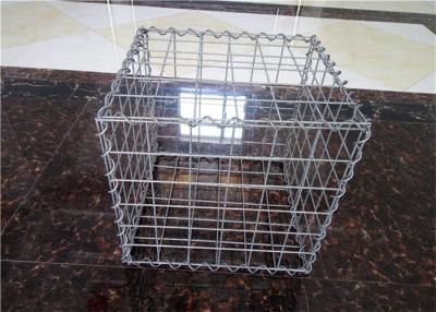 China Stone Cage Retaining Wall Gabion Baskets , Gabion Mesh Cage Easy To Install for sale
