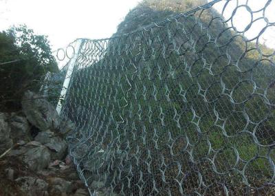 China Safety Passive Rockfall Fence / Spider Shaped Spiral Rockfall Net for sale