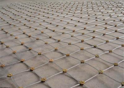 China Stainless Steel Safety Wire Mesh Net For Slope Fall Protection ISO9001 Listed for sale