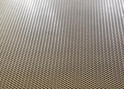 China Bronze Decorative Wire Mesh Architecture Crimped Metal Mesh For Elevator Cabins Screen for sale