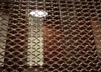 China ISO9001 Decorative Wire Mesh Stainless Steel Ring Mesh Screen For Decoration for sale