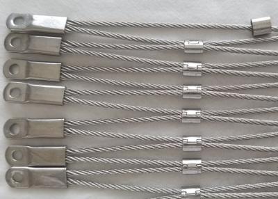 Cina 1.6mm 7 * maglia del cavo metallico dell'acciaio inossidabile 7 per l'animale di protezione in vendita