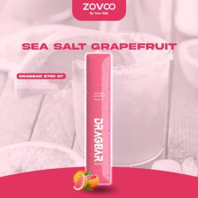 China Sea Salt Grapefruit Flavors Zovoo Dragbar 700 GT disposal vapes or 700 puffs vape with 2 ml juicy for sale