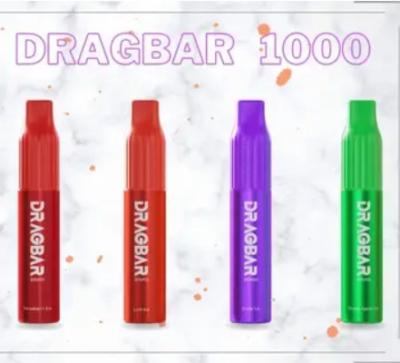 China wholesale Zovoo Dragbar 1000 disposal vapes or 1000 puffs vape with 3.5 ml juicy for sale