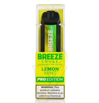 China Breeze Pro 2000 Puffs Disposable Vape E Cigarette Lemon Mint flavours for sale