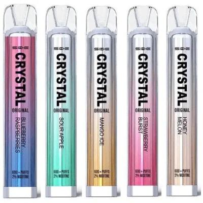 China SKE - CRYSTAL BAR 600 PUFF DISPOSABLE VAPE SYSTEM(overseas warehouse） for sale