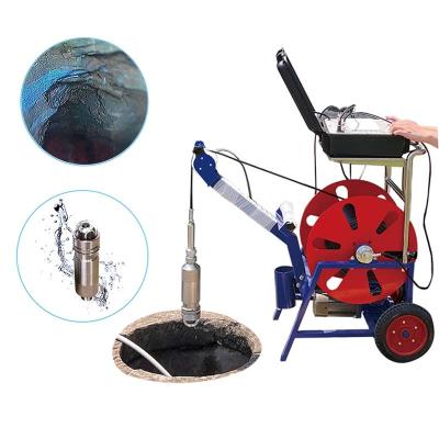 China 12 Inch Underground Camera With 360 Degree Rotary Borehole Inspection Camera for sale