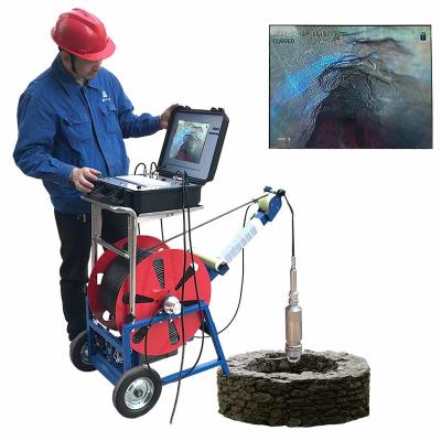China 12-Inch Digital Borehole Camera 360 Degree Underwater Video with Auto Cable and Rotary Camera for sale