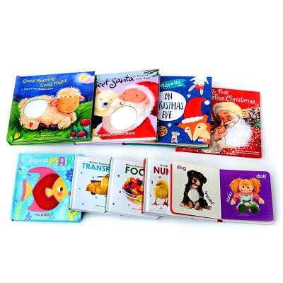 China Tactile Animal Fiber Cotton Touch And Feel Children Book Printing Preschool Learning for sale