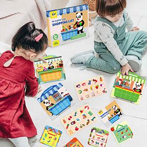 China Lista de envío de entrenamiento intelectual de la tarjeta de juegos de la memoria de reconocimiento para los niños 3 y para arriba en venta