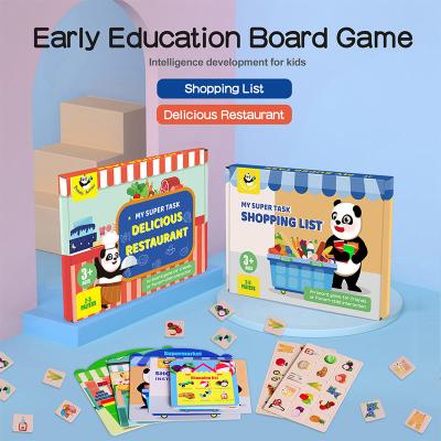China O bebê interativo do jogo do papel do desenvolvimento da inteligência brinca jogos de mesa para melhorar a memória à venda