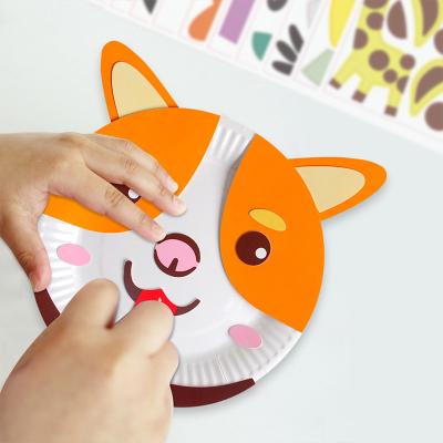 Китай бумажные тарелки животных 3D не токсические для рук Preschoolers на тренировке способности продается