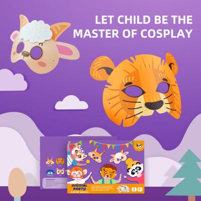 Китай маски 8pcs животные Cosplay хеллоуина бумажные для подарков на день рождения детей продается