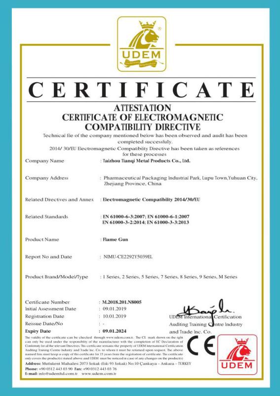 UDEM - Taizhou Tianqi Metal Products Co., Ltd