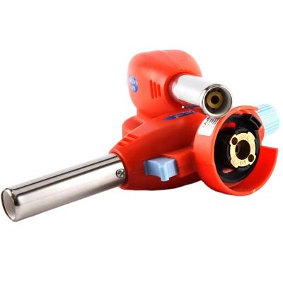 China 1300 Degree Electronic Ignition Butane Flame Gun Flame Gun Blister Pack Welding Capacity for sale