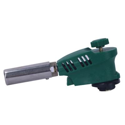 China 1300-Degree Flame Butane Blow Torch / Gas Heating Torch With Auto Ignition Aluminum Handle à venda