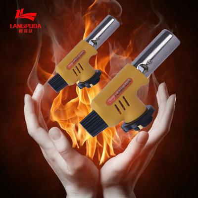 中国 Butane Gas Flame Gun Kitchen Quick Ignition Flame Adjustment 販売のため