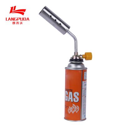 China 1300 Celsius Camping Gas Torch , Cooking Torch Gun Automatic Ignition for sale