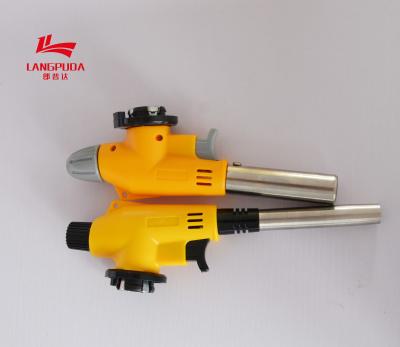 China 1300 Degree BBQ Flame Gun , Plastic Standard Jet Flame Torch Lighter for sale
