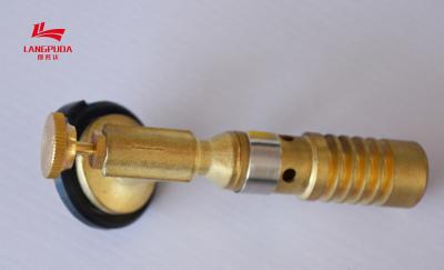 China Arma de llama el 11.5cm eléctrico plástico de cobre amarillo, antorcha culinaria del butano de la BARBACOA en venta