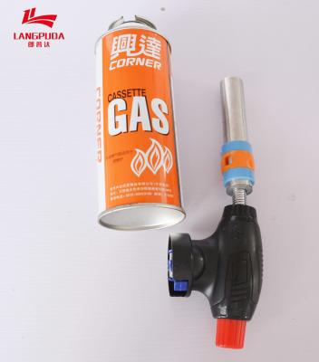 China Antorcha del arrancador de fuego de la BARBACOA del metal que acampa portátil los 24cm en venta
