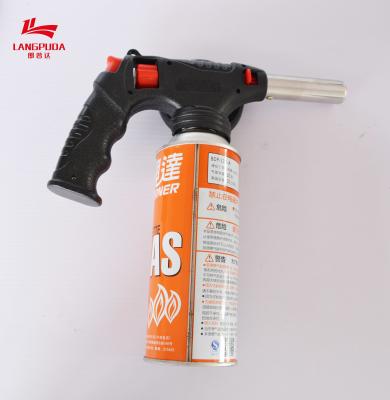 China Hiking Camping Gas Blow Torch , 22cm Handheld Butane Torch for sale