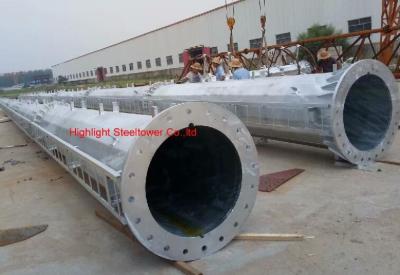 Chine Structure ayant beaucoup d'étages d'anti de rouille d'antenne de tour tour unipolaire de structure métallique à vendre