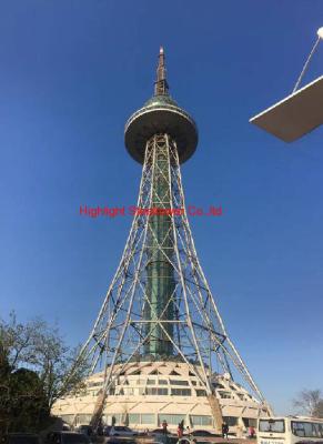 China Commercial Silver 	Self Supporting Tower Microwave Communication Tower for sale