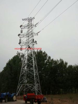 China AWS 1.1 Steel Transmission Tower 132KV-1,000KV Power Line for sale