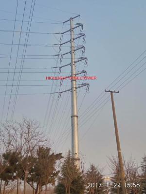 China Power Transmission Electric Steel Pole With Damage Test Report for sale