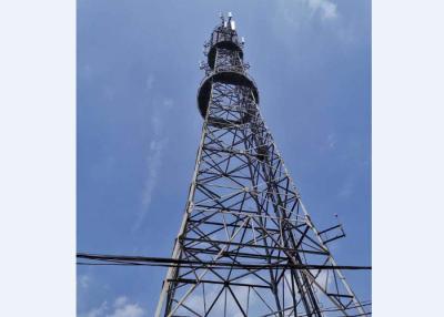 Chine Tours de communication triangulaires galvanisées de trellis d'antenne à vendre