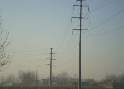 中国 集まること容易な軽量の管状の鋼鉄ポーランド人管状の電信柱 販売のため