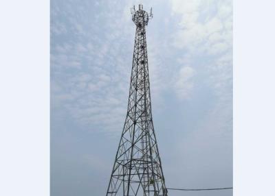 China 40M Strong Triangular Telecommunication Tower Erosion Resistant Stable Performance for sale