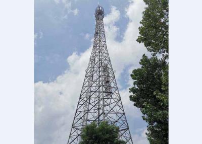 China Las telecomunicaciones terrestres archivadas verde se elevan las torres grandes al aire libre del cargamento en venta