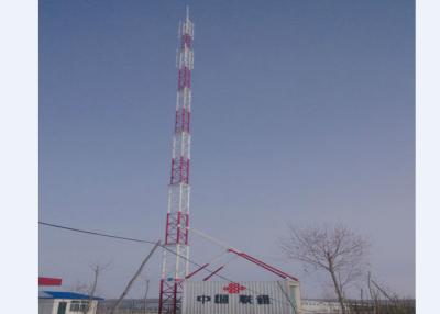 China Self Supporting GSM Towers with Shelter  MPI Certifited for sale