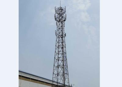 China Tubular Microwave Communication Tower  Self Supporting Antenna Mast for sale