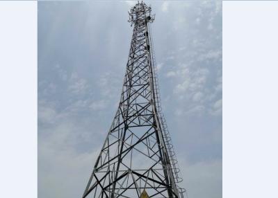 China Green Field Communication Tower Anti Rust Long Life Span for sale