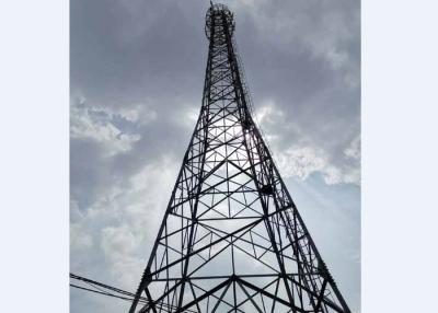 China Outdoor Radio TV Cell Phone Signal Tower  Meet ASTM A123 HDG Standard for sale