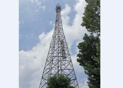 China Ground Based Microwave Antenna Tower Communication Tower Tubular Type Stable Performance for sale