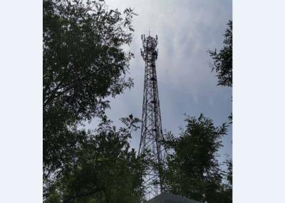 China Silver Mobile Telecom Tower High Tensile Full Assembly Long Life Span for sale