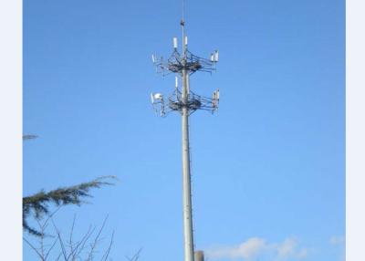 China SGS monopolar del CE AWS de la torre de las telecomunicaciones de la velocidad del fuerte viento certificado en venta