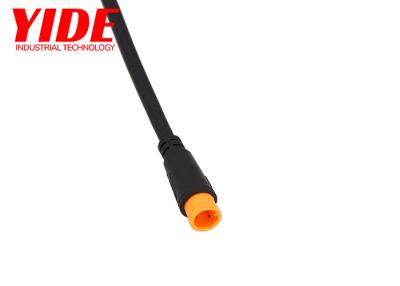 China Ebike Motor Extension Cable Waterproof Connector 3 Pin Male 2A 48V for sale