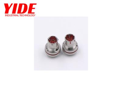 China IP67 Aerospace Aviation Plug Connector Socket Flange Mounting ISO9001 for sale